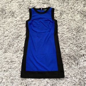 [NWT] Lauren Ralph Lauren Blue/Black Shift Dress